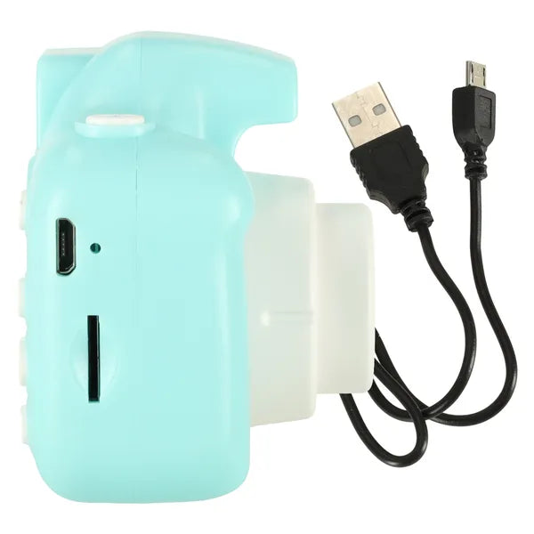 Gyerek digitális fényképezőgép HD videóval, 2″ kijelző, menta