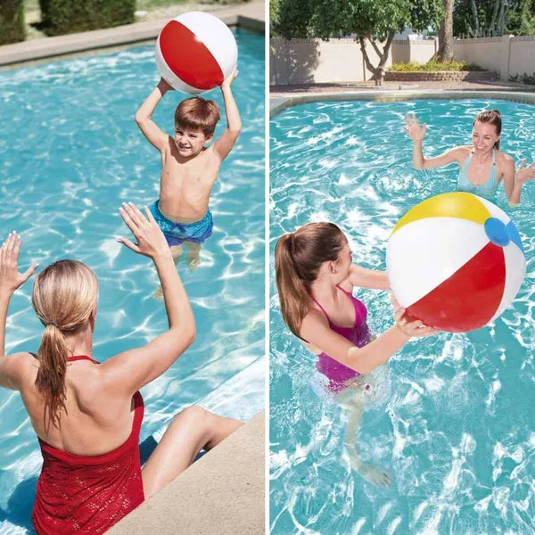 Bestway színes PVC felfújható strandlabda, 31 cm