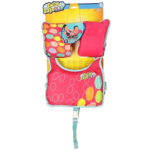 Bestway 32174 rózsaszín habszivacs úszómellény karúszókkal 3-6 év 19-30 kg