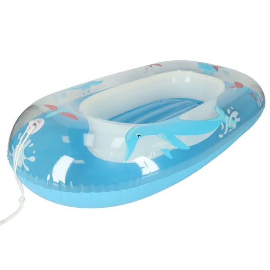 Bestway 34037 felfújható gyerek csónak, kék, 102×69 cm, 3–6 év