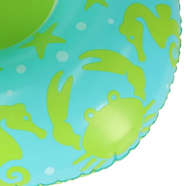 Baba úszógumi Bestway ülőkével, levehető napellenző, zöld, 80×85 cm (1-2 év)