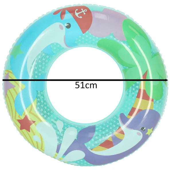Bestway felfújható úszógumi delfines, 51 cm, 3–6 év, 60 kg