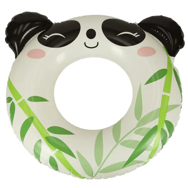 Panda mintás felfújható úszógumi gyerekeknek 85×76 cm (3-6 év, PVC)