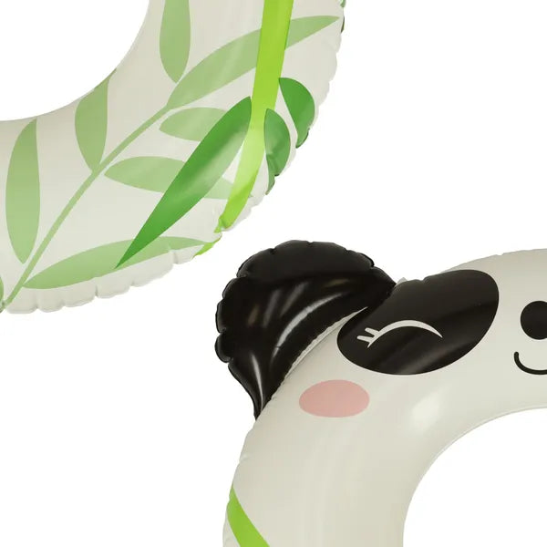 Panda mintás felfújható úszógumi gyerekeknek 85×76 cm (3-6 év, PVC)