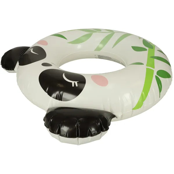 Panda mintás felfújható úszógumi gyerekeknek 85×76 cm (3-6 év, PVC)