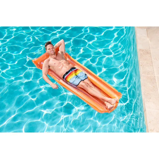 Bestway felfújható strandmatrac narancs 183×76 cm 90 kg