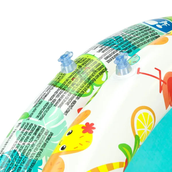 Bestway 3 az 1-ben felfújható gyerekmedence 122 cm, úszógumival és labdával
