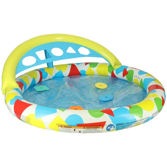 Bestway babapancsoló formaválogatóval, párnával 120 cm 45 l