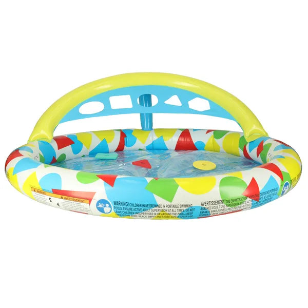 Bestway babapancsoló formaválogatóval, párnával 120 cm 45 l