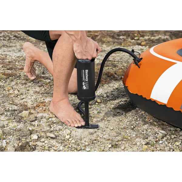 Bestway kézi dugattyús pumpa 30 cm, kétirányú, 3 fúvóka, cső 84 cm