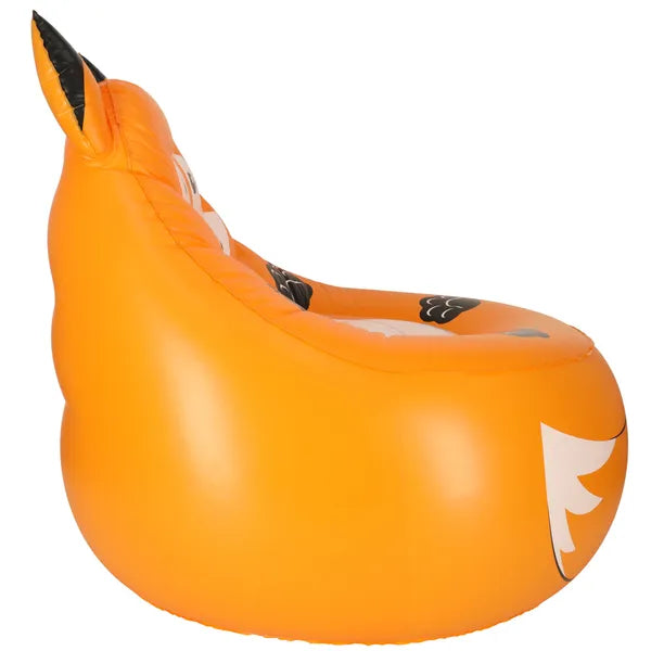 Bestway 75116 felfújható gyerek fotel, róka minta, 70 kg teherbírás