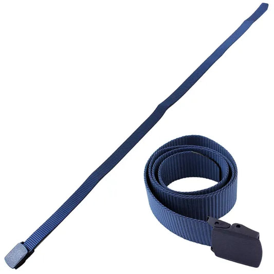 Taktikai poliészter nadrágszíj 110 cm, állítható, kék