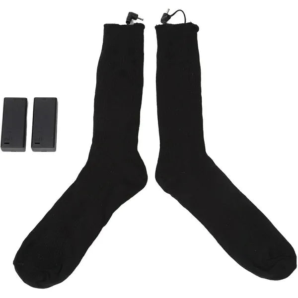 Fűthető téli zokni 4000mAh akkumulátorral, unisex, fekete