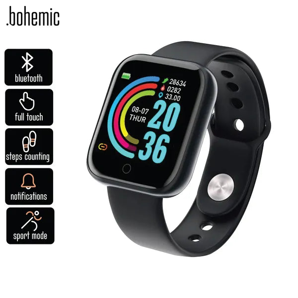 Bohemic BOH7306 prémium sport okosóra, fekete, 1.3-es TFT, IP67