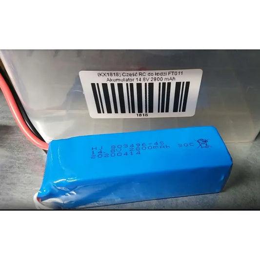FT011 RC hajó pótakku 14,8 V 2800 mAh Li-Po