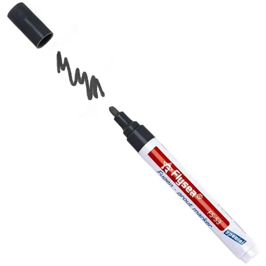 Fugafelújító marker, fekete, 2-4 mm vonalvastagság, 13,8 cm