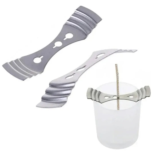 Rozsdamentes acél kanóc-stabilizáló központosító, 9,8 cm, 3 lyuk
