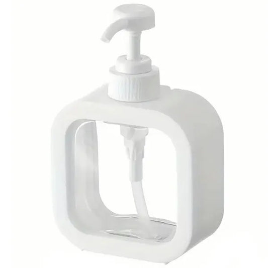 500 ml pumpás folyékony szappan adagoló, átlátszó tartállyal