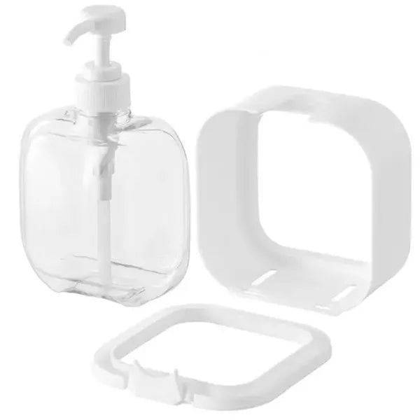500 ml pumpás folyékony szappan adagoló, átlátszó tartállyal