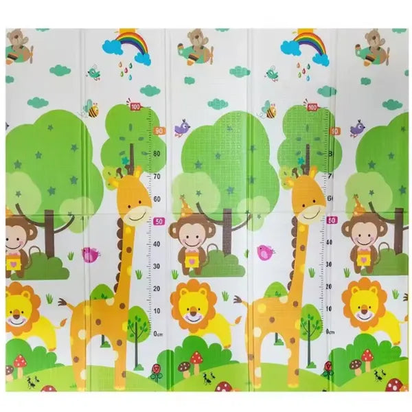 Kétoldalas EVA hab oktató játszószőnyeg 200×180 cm, mosható