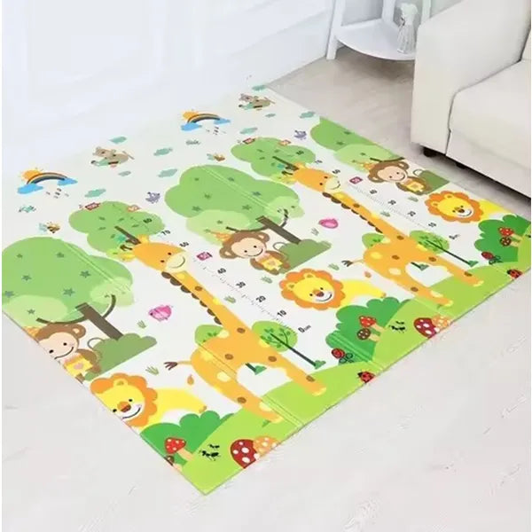 Kétoldalas EVA hab oktató játszószőnyeg 200×180 cm, mosható