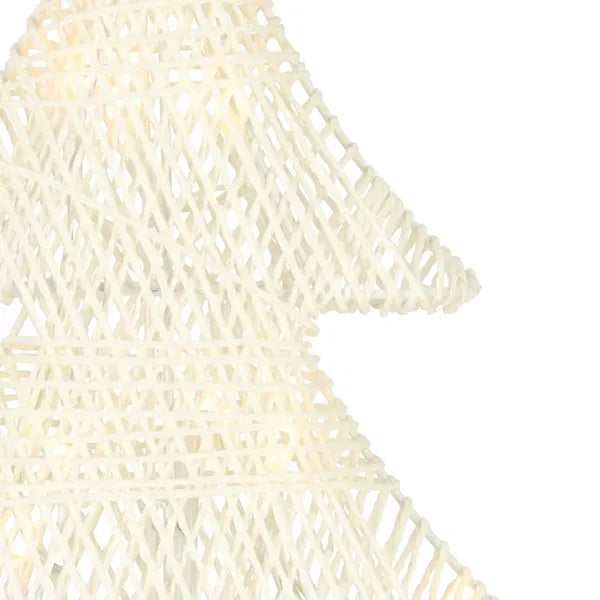 LED álló karácsonyfa dekoráció 10 LED, 39 cm, melegfehér fénnyel