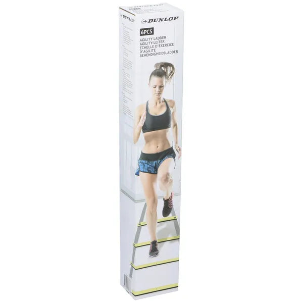 Dunlop Sport 4 m agility létra rögzítő tüskékkel, hordtáskával