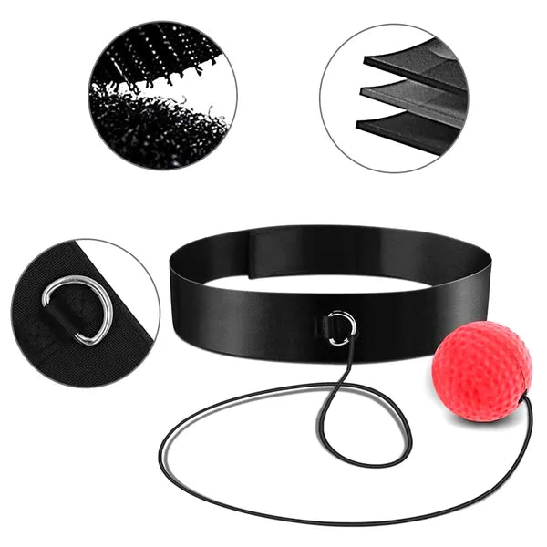 3 darab boksz reflexlabda készlet fejpánttal, 25/60/85 g, 6 cm