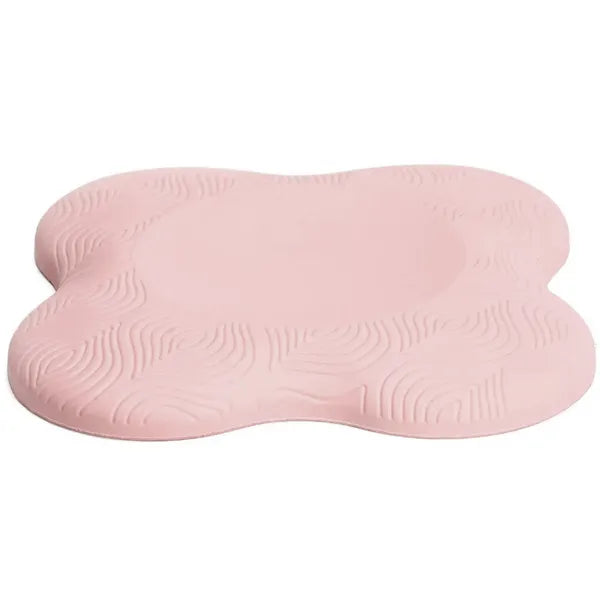 Jóga alátét párna, 2 db, PU hab, 19,5×19,5 cm, rózsaszín