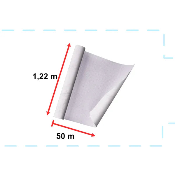 Öntapadós dekorfólia fehér márvány mintás, 1,22×50 m tekercs