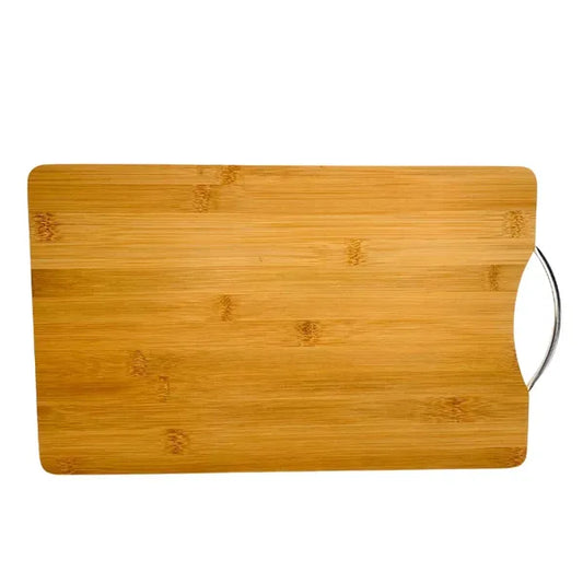 Eisenbach bambusz vágódeszka 40x23x2 cm, rozsdamentes fogantyú