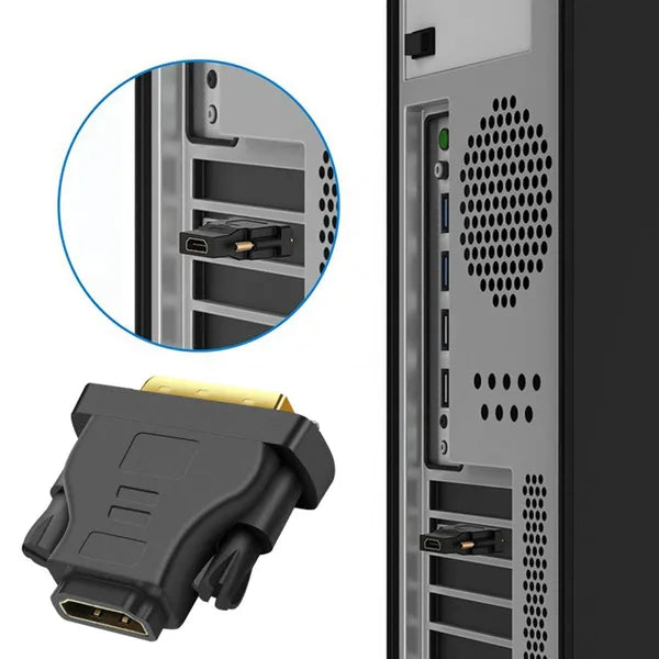 Hd6 hdmi aljzatból dvi dugó adapter arany