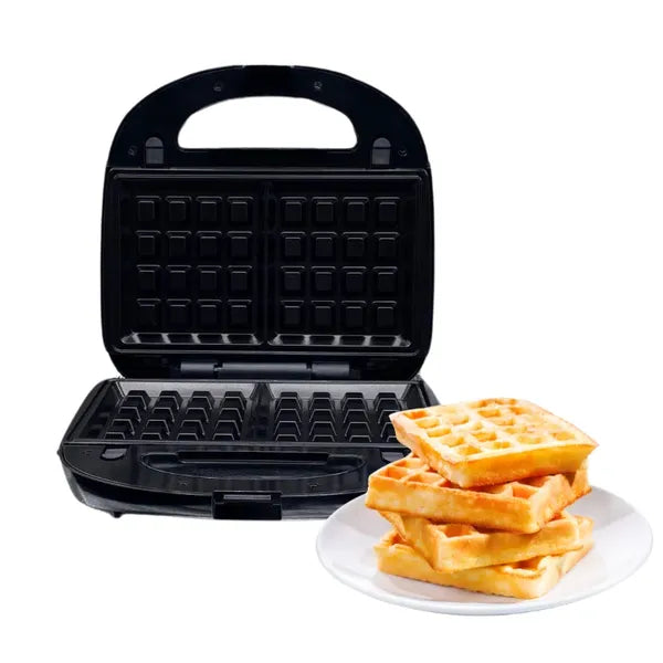Eisenbach 3 az 1-ben szendvicssütő, gofrisütő és grill, 1000 W, fekete