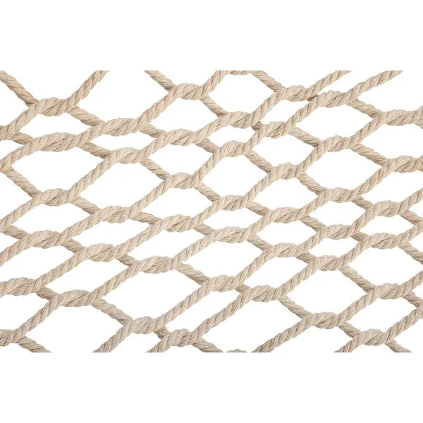 Brazil boho kerti függőágy rojtokkal ecru 200×100 cm 150 kg
