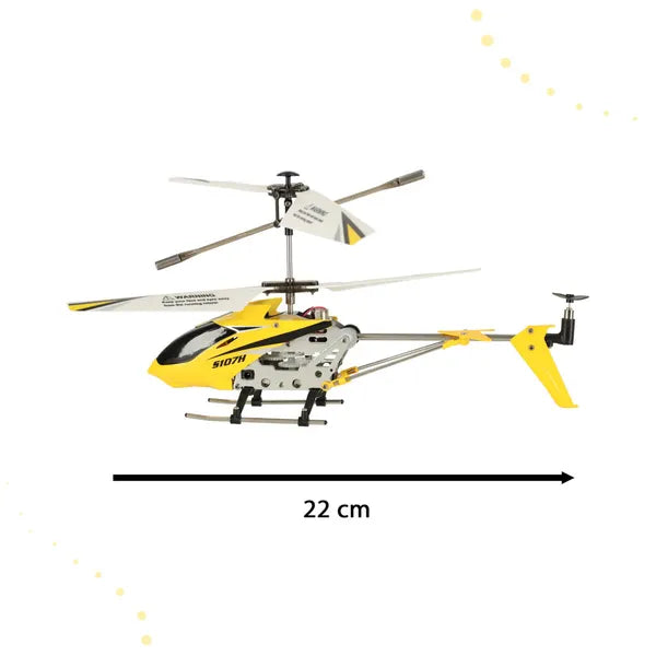 Syma S107H RC távirányítós helikopter 2.4 GHz, RTF, sárga