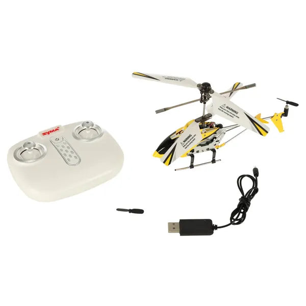 Syma S107H RC távirányítós helikopter 2.4 GHz, RTF, sárga