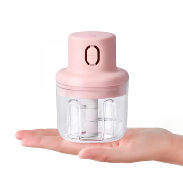 Vezetéknélküli elektromos élelmiszer-aprító, 45 W, 250 ml, rozsdamentes penge