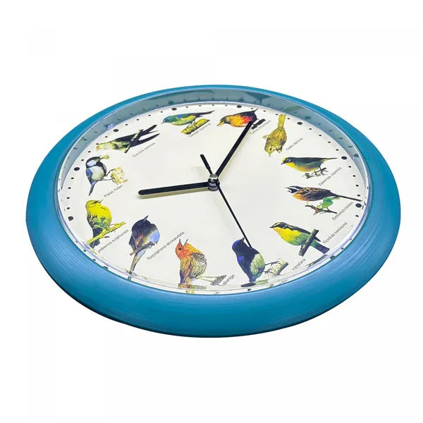 Herzberg japán madárdalos falióra, zöld, 24,5 cm