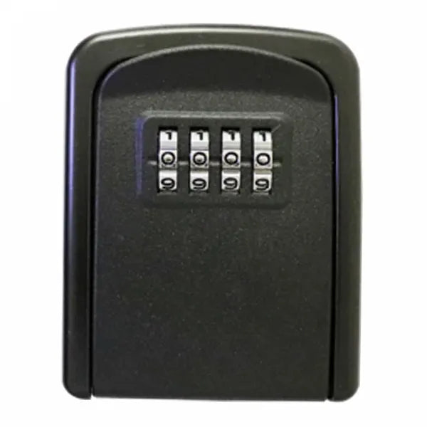 Herzberg HG-03800 fekete vízálló, kódzáras kulcsdoboz, falra szerelhető