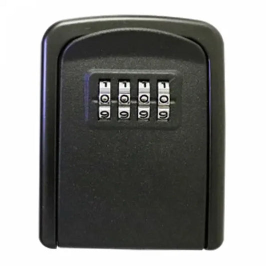 Herzberg HG-03800 fekete vízálló, kódzáras kulcsdoboz, falra szerelhető