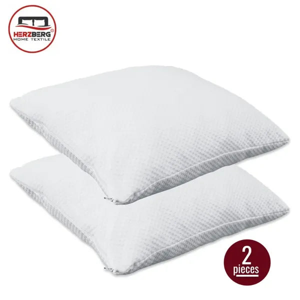 2 db memóriahabos, aprított habpárna 60×50 cm, mosható, hipoallergén