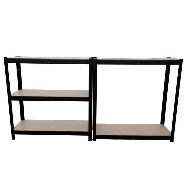 Herzberg HG-8027BLK: Fekete Bevonatú Tárolópolc