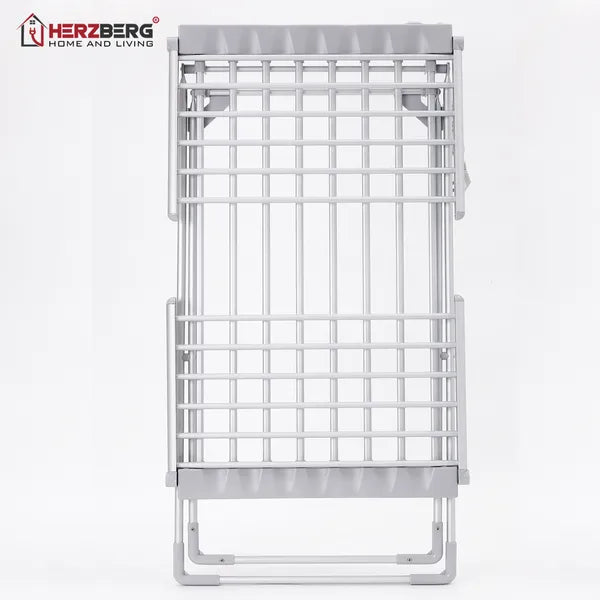 Elektromos ruhaszárító állvány, 230 W, 20 fűtőcső, 15 kg kapacitás