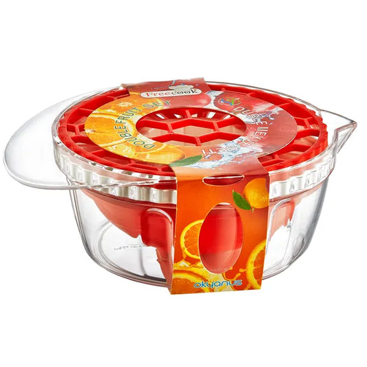 Herzberg 2 az 1-ben kézi gránátalma magkiszedő és citrusfacsaró, 700 ml