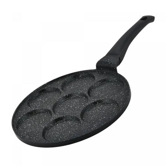 Herzberg 26 cm márvány bevonatú 7 fészkes palacsinta és crepe serpenyő