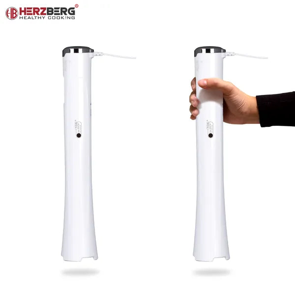 Herzberg botmixer, 300 W, rozsdamentes penge, TCIS védelem, fehér