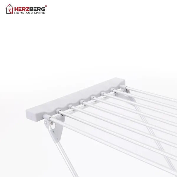Elektromos ruhaszárító állvány 120 W, 8 fűtőcső, összecsukható szárny
