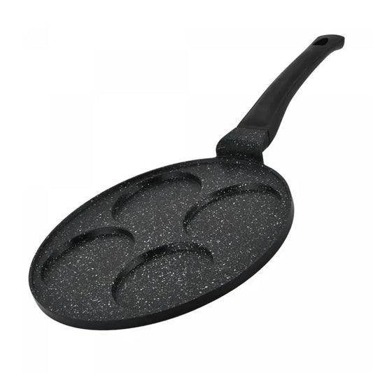 26 cm-es, 4 rekeszes márvány bevonatú, tapadásmentes palacsintasütő