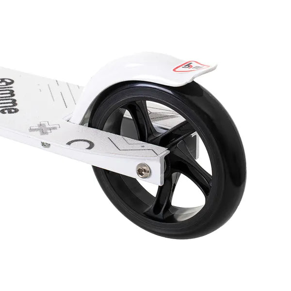 CARI összecsukható városi roller, 145 mm kerekek, fehér alumínium