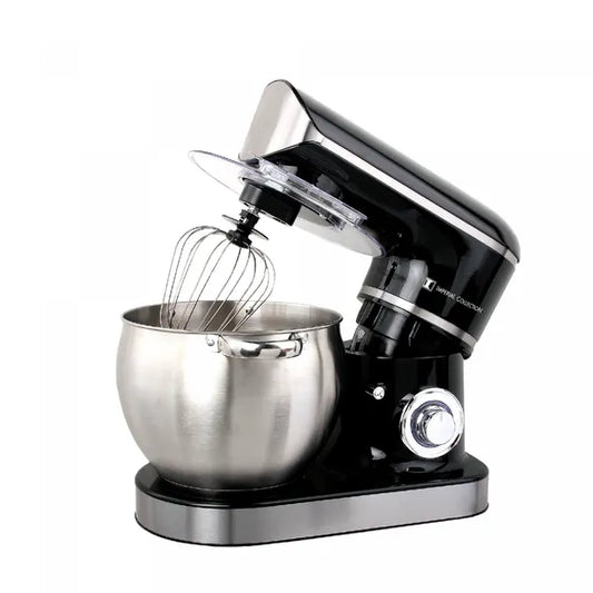 Álló mixer 2200 W teljesítménnyel, 8,5 l rozsdamentes tál, fekete